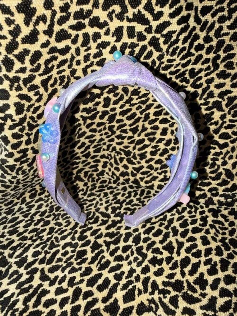 Bari Lynn Purple Shimmer Gummy Bear Headband